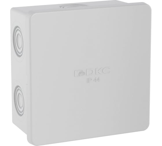 Ответвительная коробка DKC с кабельными вводами, IP44, 80x80x40мм 53700R 93584