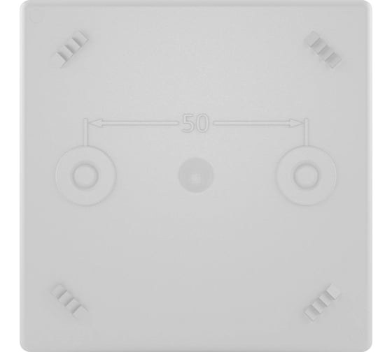 Ответвительная коробка DKC с кабельными вводами, IP44, 80x80x40мм 53700R 93584