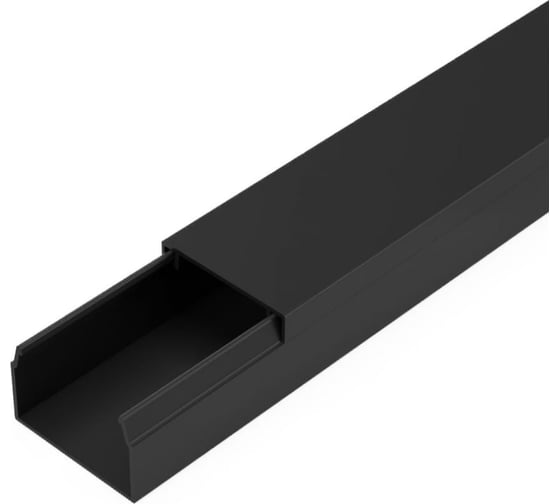 Кабель-канал Урал ПАК черный, 100х60 2 м КК-8010060-018 1