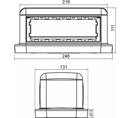 Башенка напольная DKC BUS 12 модулей сер. 09070DIY