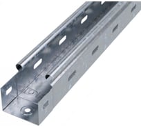 Перфорированный лоток DKC 50х50 L 2000, цинк-ламельный 35250ZL