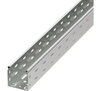 Перфорированный лоток DKC 80х80 L 3000, цинк-ламельный 35301ZL