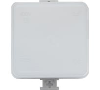 Корпус распаячной коробки Cetinkaya Pano 75x75x40мм, перфорированные стенки, прижимная крышка, пластик CP1021