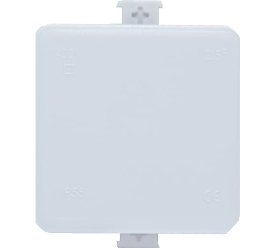 Корпус распаячной коробки Cetinkaya Pano 85x85x40мм, перфорированные стенки, прижимная крышка, пластик CP1022 1