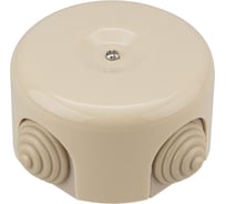 Распаечная коробка TDM ELECTRIC фарфоровая D7,8х4,5см «ЭКО» сосна SQ2802-0012
