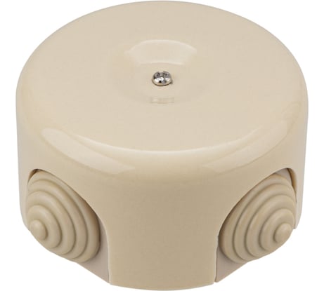 Распаечная коробка TDM ELECTRIC фарфоровая D7,8х4,5см «ЭКО» сосна SQ2802-0012