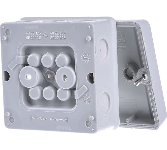 Ответвительная коробка HENSEL 98х98х52 IP55 DE 9345