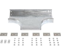 Т-образный ответвитель для лотка DKC, горизонтальный DPT 400х50 в комплекте с крепежными элементами 36126K