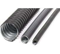 Металлорукав ГОФРОМАТИК МПГ нг HF толстостенный 38 (20 м/уп.) черный zeta42914