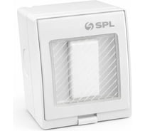 Коробка накладного монтажа SPL для модульных электроустановочных изделий 45х45, IP55, серый 204201