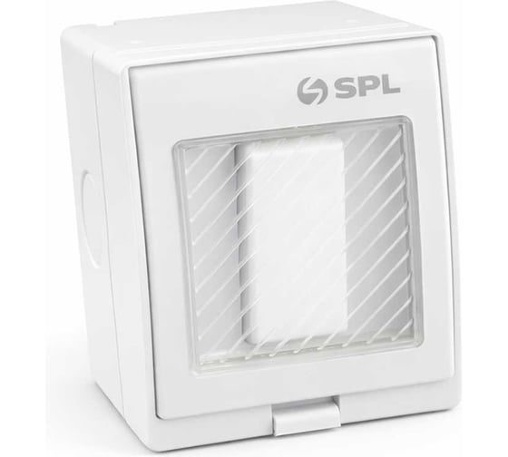 Коробка накладного монтажа SPL для модульных электроустановочных изделий 45х45, IP55, серый 204201