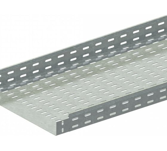 Прямой замковый перфорированный лоток ОАО «СОЭМИ» ЛМс-ПЗМ 500х100-1,5ц УТ2,5 L=2000мм Н0122151647 1