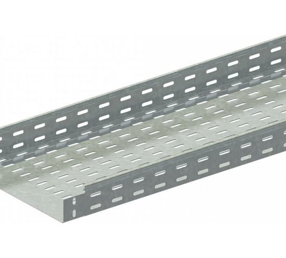 Прямой замковый перфорированный лоток ОАО «СОЭМИ» ЛМс-ПЗМ 300х65-1,0ц УТ2,5 L=3000 мм Н0122152425 1