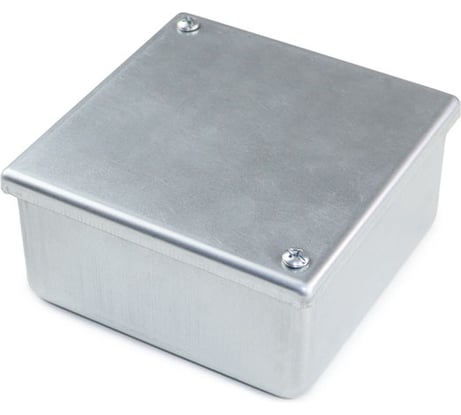 Коробка распределительная стальная ГОФРОМАТИК 100х100х50мм, IP40 zeta30320