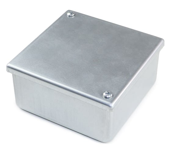 Коробка распределительная стальная ГОФРОМАТИК 100х100х50мм, IP40 zeta30320 1