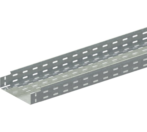 Прямой замковый перфорированный лоток ОАО «СОЭМИ» ЛМс-ПЗМ 200х100-1,2ц УТ2,5 L=3000 мм Н0122152634 1