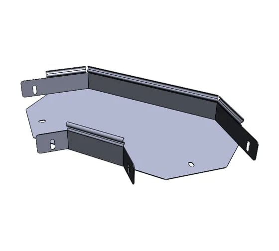 Угол EKF 90 градусов, горизонтальный 50x150 мм, плоский g9050150-FL 1
