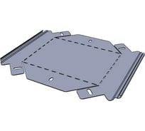 Угол EKF 45 градусов, вертикальный внешний 80x400 мм, плоский vo4580400-FL