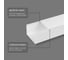 Кабель-канал белый TDM ELECTRIC 80х60 мм 2 м упаковка 1 шт SQ0402-3813 4