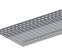 Прямой замковый перфорированный лоток ОАО «СОЭМИ» ЛМс-ПЗ 400х50-1,0ц УТ1,5 L=3000 мм Н0121132326