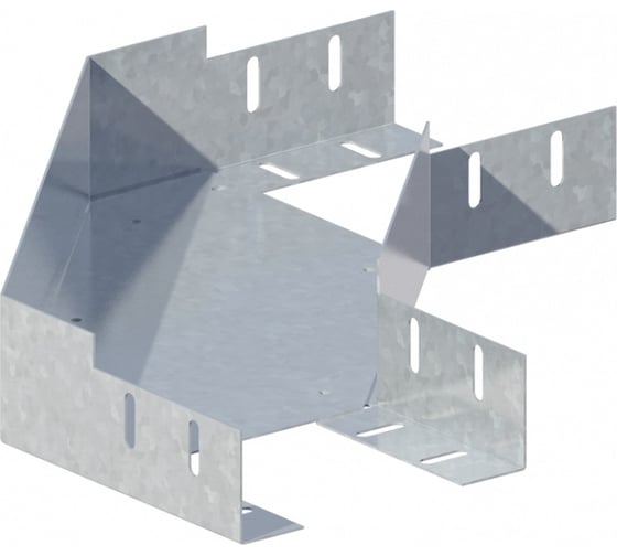 Угловой горизонтальный лоток ОАО «СОЭМИ» ЛМс-90Г 150х50-1,5ц УТ2,5 Н0122310343 1