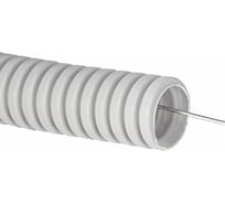 Труба гофрированная ELTROS ПВХ d=16мм с зондом, (100м), серая ГОФЗ-005-MP