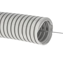 Труба гофрированная ELTROS ПВХ d=32мм с зондом, (50м), серая ГОФЗ-008-MP