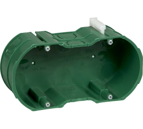 Установочная коробка Systeme Electric скрытой проводки двойная KM-252