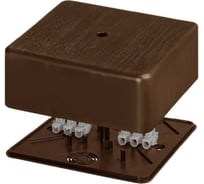 Коробка распределительная TDM ELECTRIC 100х100х44мм, бук, IP40, с клемной колодкой, упаковка 25 штук SQ1401-0310