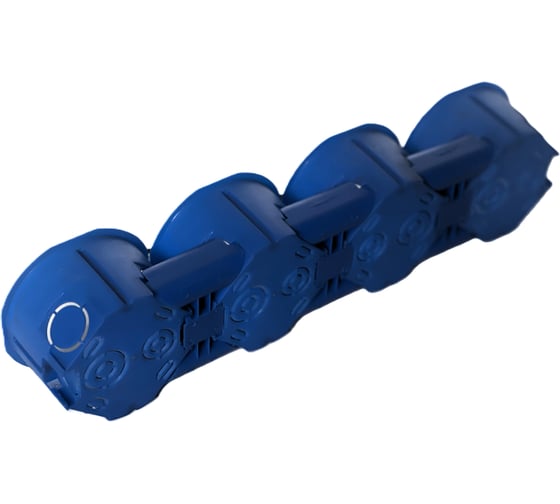 Коробка установочная KOPOS четверная Symple для твердых стен D=68x45 мм KU 68-45/4 (KA) комплект 2шт KU-S-68-45-4-KA 1