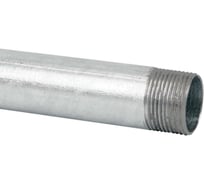 Труба стальная KOPOS с резьбой горячее оцинкование с соед. муфтой Dу=50 L=3000 мм 6050 (ZNF) 6050-3-ZNF