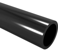 Гладкая труба u-plast 16 мм черная, техническая ПНД 100м 760-016