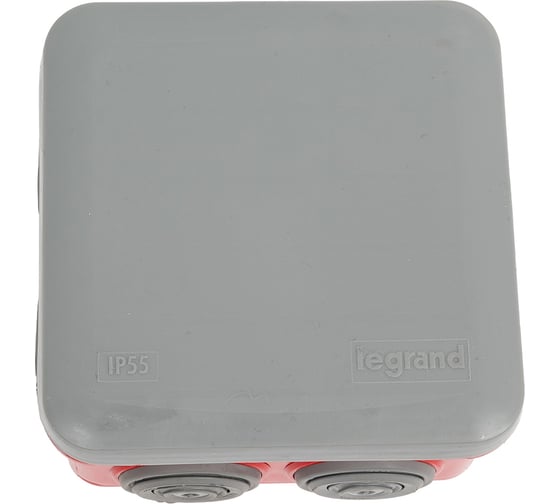 Коробка Legrand Plexo IP55 80x80x45мм серый 092015