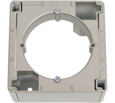 Коробка Systeme Electric Glossa Платина для наружного монтажа SE GSL001200