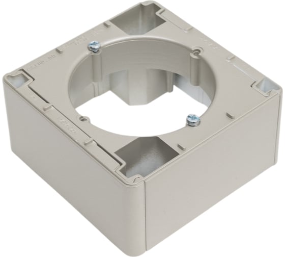 Коробка Systeme Electric Glossa Платина для наружного монтажа SE GSL001200