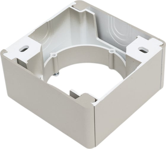 Коробка Systeme Electric Glossa Платина для наружного монтажа SE GSL001200