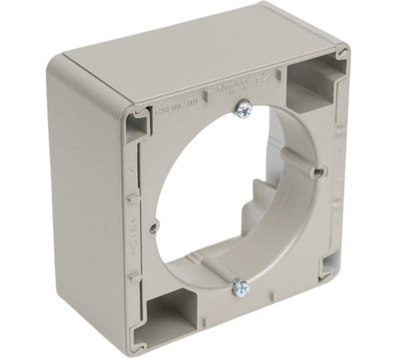 Коробка Systeme Electric Glossa Платина для наружного монтажа SE GSL001200