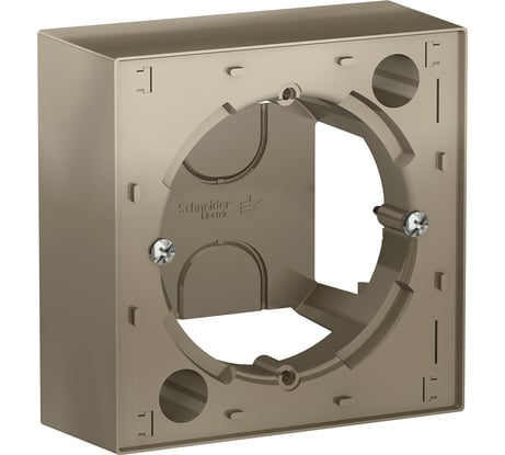 Коробка для наружного монтажа Systeme Electric AtlasDesign Шампань SE ATN000500