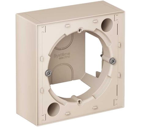 Коробка для наружного монтажа Systeme Electric AtlasDesign Беж SE ATN000200