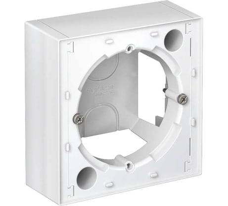 Коробка Systeme Electric (Schneider Electric) для наружного монтажа AtlasDesign, белый ATN000100