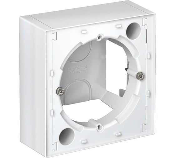 Коробка для наружного монтажа Systeme Electric AtlasDesign Бел SE ATN000100 1