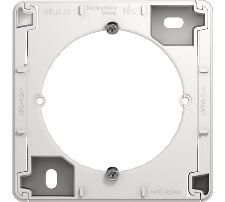Коробка Systeme Electric Glossa Бел наружного монтажа SE GSL000100