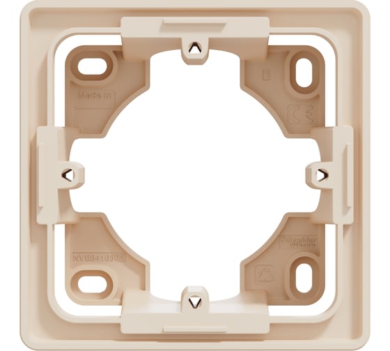 Коробка Systeme Electric Unica New Беж 1-ая для открытой установки NU800244