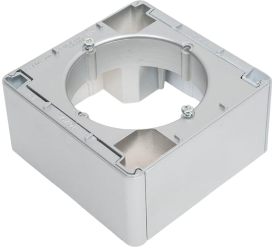 Коробка наружного монтажа Systeme Electric Glossa Алюминий SE GSL000300