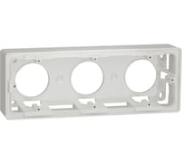 Коробка Systeme Electric Unica New Бел 3-ая для открытой установки NU800618