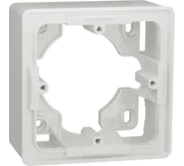 Коробка Systeme Electric Unica New Бел 1-ая для открытой установки NU800218