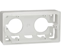 Коробка Systeme Electric Unica New Бел 2-ая для открытой установки NU800418