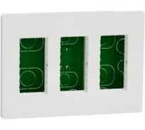 Блок скрытой установки Systeme Electric Unica System+ Белый 3х2 SE NU173418