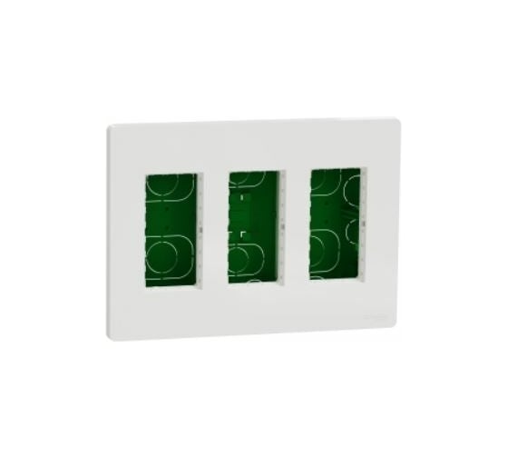 Блок скрытой установки Systeme Electric Unica System+ Белый 3х2 SE NU173418