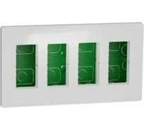 Блок скрытой установки Systeme Electric Unica System+ Белый 4х2 SE NU174418